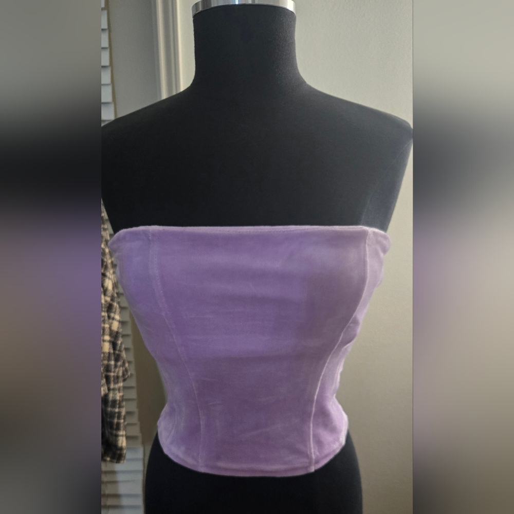 Forever 21 Strapless Lavender Dress